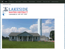Tablet Screenshot of lakesidewatercarbondale.com